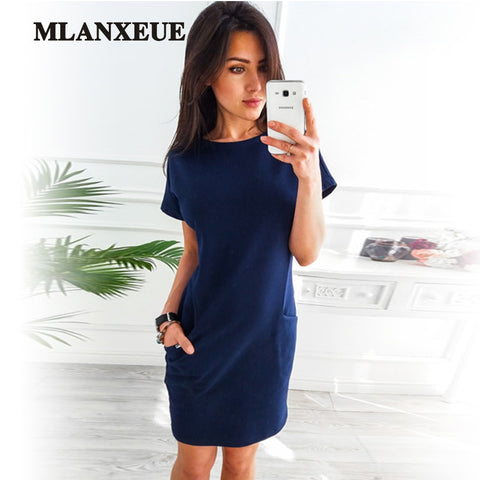 Lossky Women Summer Backless Chiffon Dress Sexy Spaghetti Strap Mini Casual Loose Dresses Fashion Women's Black Red Dress Girl